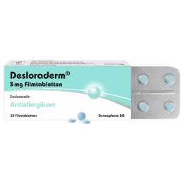 DESLORADERM 5 mg filmdrasjerte tabletter, 20 stk
