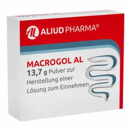 MACROGOL AL 13,7 g pulver til mikstur, 50 stk