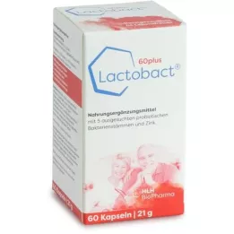 LACTOBACT 60plus gastrisk -resistente kapsler, 60 stk