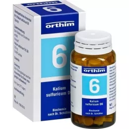BIOCHEMIE Orthim 6 kalium sulfuricum D 6 tabletter, 100 stk