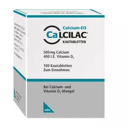 CALCILAC Tyggetabletter, 100 stk