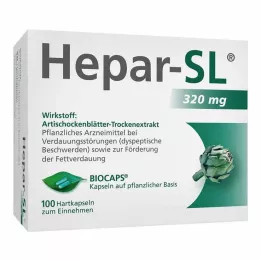 HEPAR-SL 320 mg harde kapsler, 100 stk