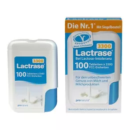 LACTRASE 3300 FCC tabletter i klikkdispenser, 100 stk