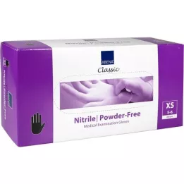 NITRIL Hansker pudderfri x-small sort, 200 stk
