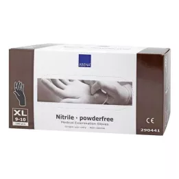NITRIL Hansker pudderfrie x-large sorte, 180 |2| stykker |2|