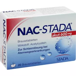Nac Stada Akut 600 mg brusende tabletter, 20 stk