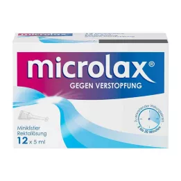 MICROLAX Klyster i rektaloppløsning, 12X5 ml