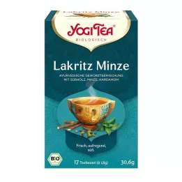 YOGI TEA Lakris mynte økologiske filterposer, 17X1,8 g