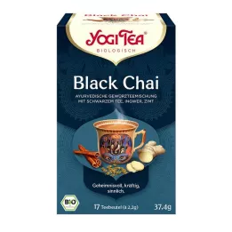 Yogi te svart chai organisk, 17x2.2 g