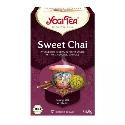 YOGI TEA Sweet Chai organiske filterposer, 17X2,0 g