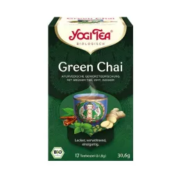YOGI TEA Grønne Chai organiske filterposer, 17X1,8 g