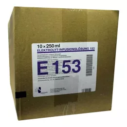 ELEKTROLYT INF.-LSG. 153 PE-flaske, 10x250 ml