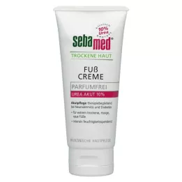SEBAMED Tørr hud parfymefri fotkrem Urea 10 %, 100 ml