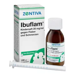 IBUFLAM Barnesirup 20mg/ml mot feber og smerte, 100 ml