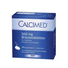 CALCIMED 500 mg brusetabletter, 20 stk