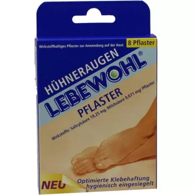 LEBEWOHL Maisplaster, 8 stk LEBEWOHL Maisplaster, 8 stk