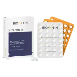 BIO-H-TIN Vitamin H 2,5 mg for 12 uker tabletter, 84 stk