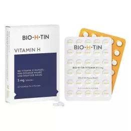 BIO-H-TIN Vitamin H 5 mg i 4 måneder tabletter, 60 stk
