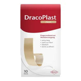 Dracoplast Fingerstrips 2x12cm strikk, 10 stk