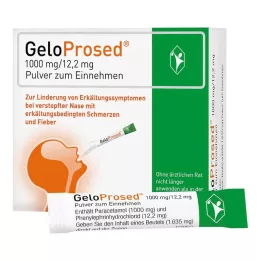 GELOPROSED Pulver til oral bruk, 10 stk