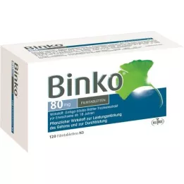 BINKO 80 mg filmbelagte tabletter, 120 stk
