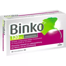 BINKO 120 mg filmbelagte tabletter, 60 stk