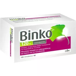BINKO 120 mg filmbelagte tabletter, 120 stk