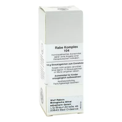 RABE KOMPLEX 104 kuler, 10 g RABE KOMPLEX 104 kuler, 10 g