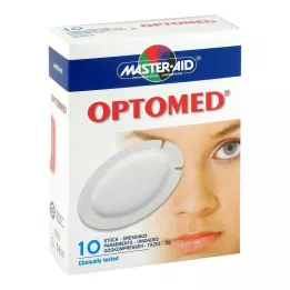 OPTOMED Eye komprimerer sterilt selvklebende, 10 stk