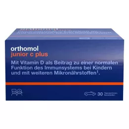 ORTHOMOL Junior C pluss tyggetabletter Mandarin/Oransje, 30 stk