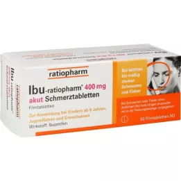 IBU-RATIOPHARM 400 mg akutt smerteblomst.filmtambl., 50 stk