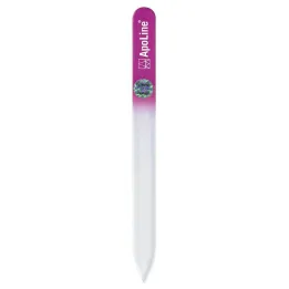 Apoline neglefilglass 14 cm rosa, 1 stk