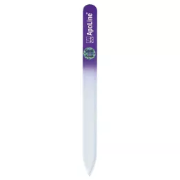 APOLINE Neglefilglass 9 cm lilla, 1 stk