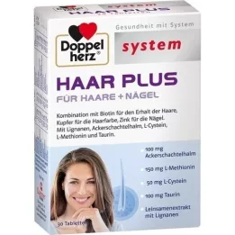 DOPPELHERZ Hår pluss systemtabletter, 30 stk
