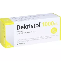 DEKRISTOL 1000, dvs. tabletter, 50 stk