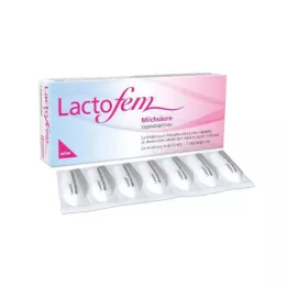LACTOFEM Melkesyre Vaginal suppositorier, 7 stk