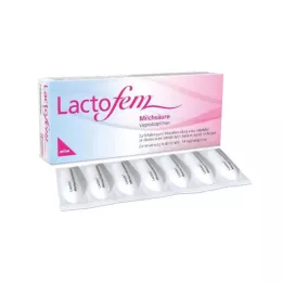 LACTOFEM Melkesyre vaginale stikkpiller, 14 stk