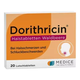 DORITHRICIN Halspastiller Wild Berry, 20 stk