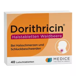 DORITHRICIN Halspastiller Wild Berry, 40 stk