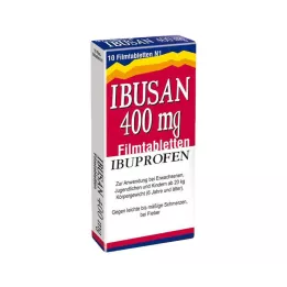 IBUSAN 400 mg filmbelagte tabletter, 10 stk