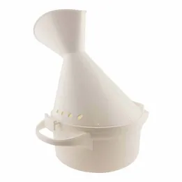Inhalator plast hvit 2 deler, 1 stk