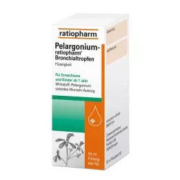 PELARGONIUM-RATIOPHARM Bronkiedråper, 50 ml