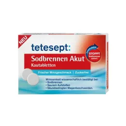 TETESEPT Halsbrann Akutt tyggetabletter, 20 stk