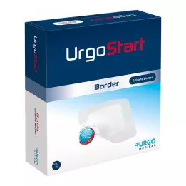 URGOSTART Border 8x8 cm skumsårbandasje, 10 stk