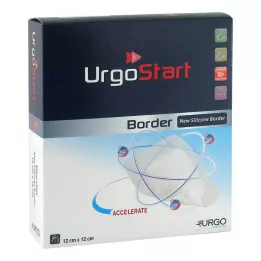 URGOSTART Border 12x12 cm skumsårbandasje, 10 stk