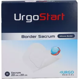 URGOSTART Border Sacrum 20x20 cm skumsårbandasje, 5 stk