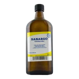 SANARGO kolloidale sølvflasker, 500 ml