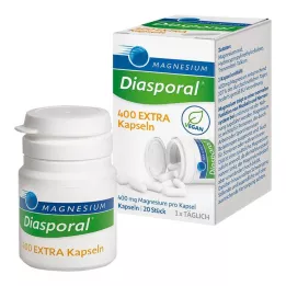 MAGNESIUM DIASPORAL 400 ekstra kapsler, 20 stk