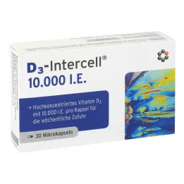 D3-INTERCELL 10 000 IE kapsler, 30 stk