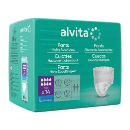Alvita Inkontinensbukse stor, 14 stk